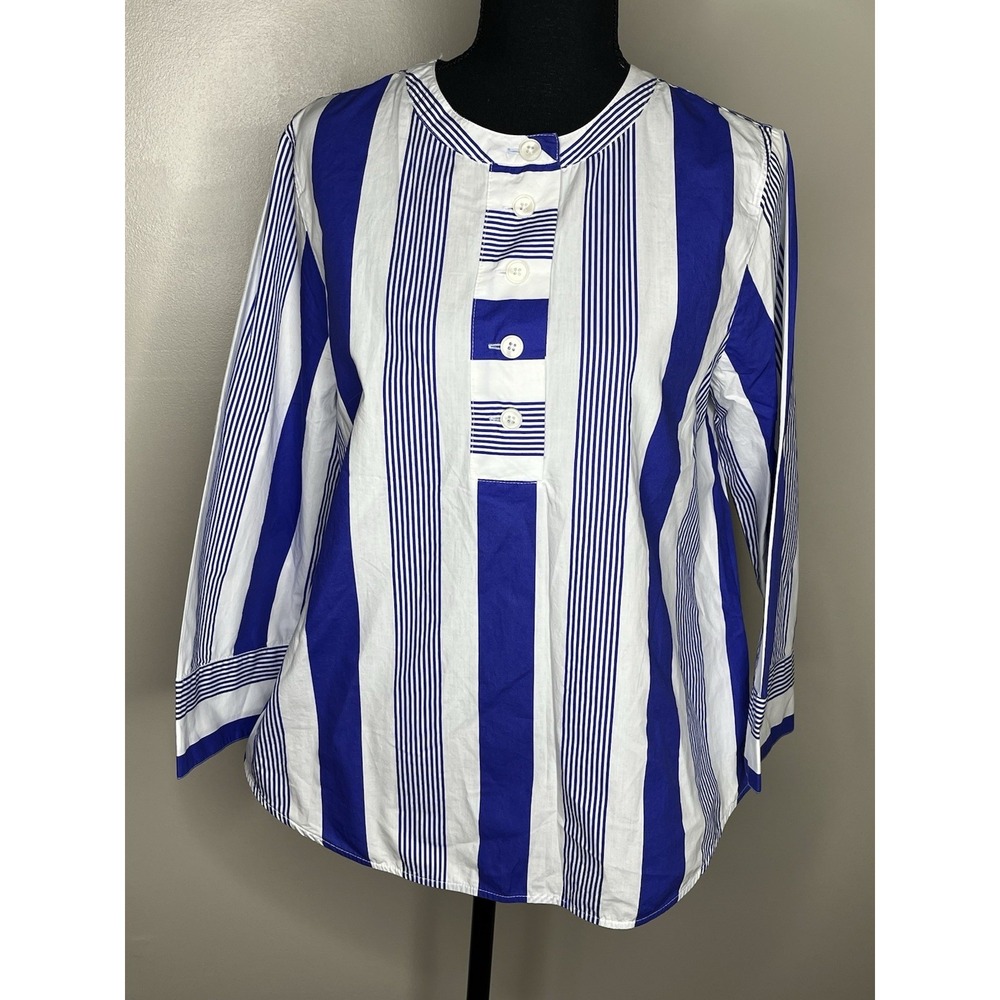 J. Crew Women's Chic Poplin Pullover Tunic Blouse Shirt Size XS NWTs